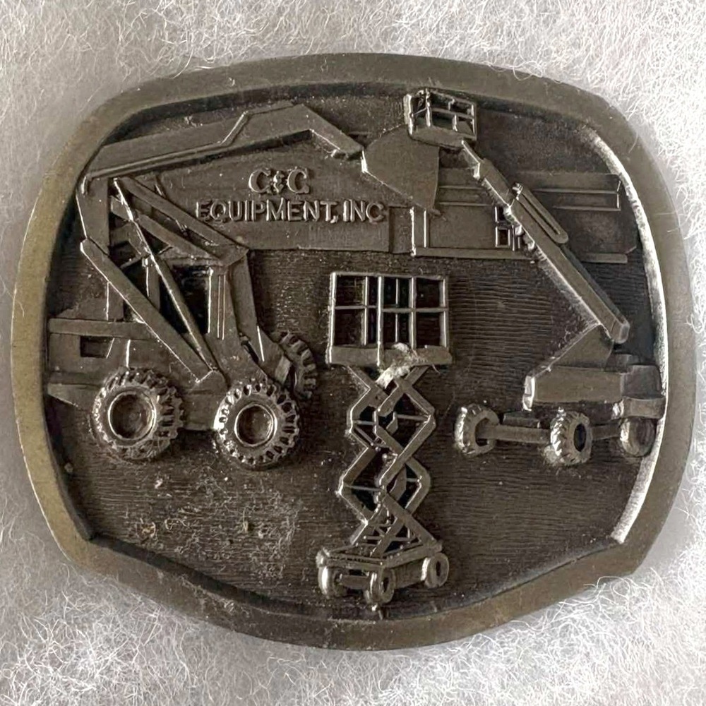 Vintage C&C Equipment Inc Belt Buckle Limited Edition 174/500 Heavy Machinery